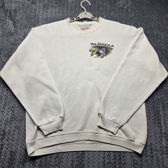Hanes Other - Vintage 90s Scott Russell U.S. Superbike Champion Sweatshirt Hanes USA L TeeLee